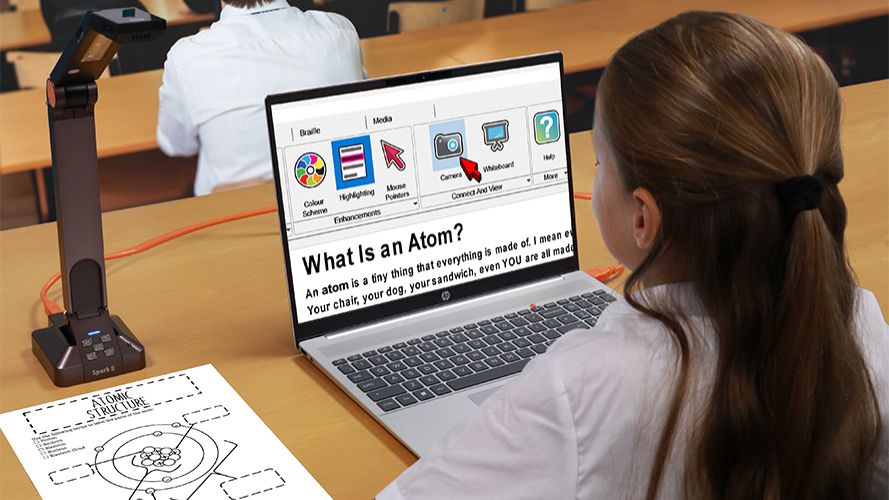 Student using SuperNova Education Kit in Class